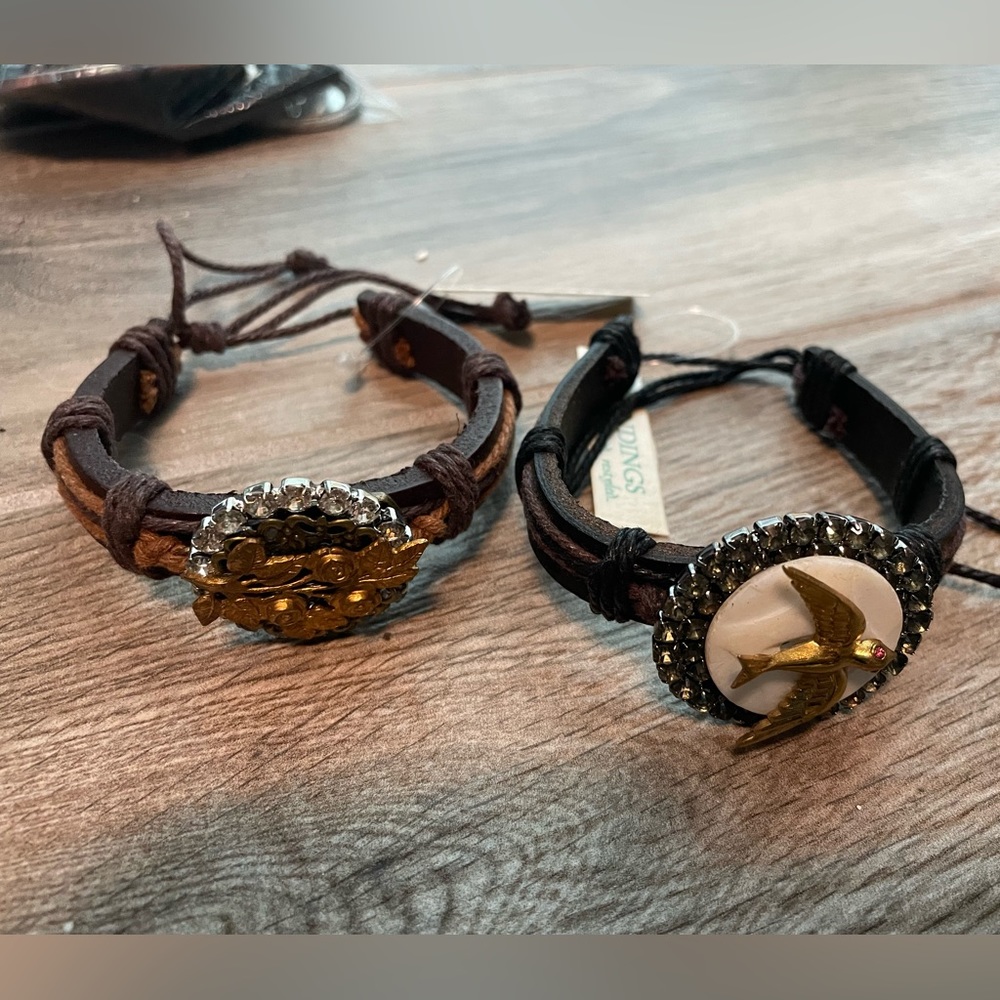 2 bracelets, “ Findings”, never worn.